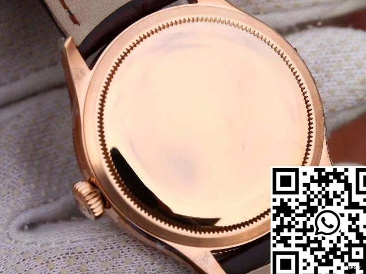 18K Gold MKS Date Rose 50515 Rolex Celini Factory Case 0727
